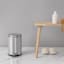 SimpleHuman Round Bathroom Brushed Stainless Steel Step Trash Can, 4.5l (1.2gal)