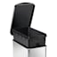 SimpleHuman Profile Brushed Stainless Steel with Black Lid Step Can, 10l (2.6gal)