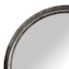 30X30 Aged Zinc Circular Mirror