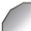 Silver Dodecagon Wall Mirror, 27"