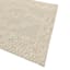 (B669) Found & Fable Goa Ivory Tribal Handmade Runner, 2x6