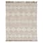 (B690) St. Marco Ivory Flatweave Diamond Design Accent Rug, 3x5