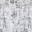(B694) Laila Ali Verona Grey Abstract Woven Area Rug, 8x10