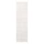 (B696) Laila Ali Verona Ivory Woven Runner, 2x6