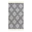 (B709) Found & Fable Goa Black Diamond Design Accent Rug, 3x5