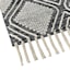 (B709) Found & Fable Goa Black Diamond Design Accent Rug, 3x5