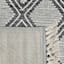 (B709) Found & Fable Goa Black Diamond Design Accent Rug, 3x5