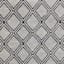 (B709) Found & Fable Goa Black Diamond Design Area Rug, 7x9