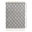 (B709) Found & Fable Goa Black Diamond Design Area Rug, 7x9