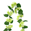 Green Hydrangea Floral Garland, 72"
