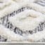 (B712) Found & Fable Gloria Cream Diamond Design Runner, 2x4