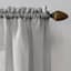 Erica Silver Rod Pocket Sheer Curtain Panel, 63"