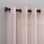 Erica Blush Grommet Sheer Curtain Panel, 84"