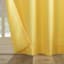 Maddie Yellow Tab Top Light Filtering Curtain Panel, 84"