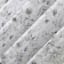 Grey & White Poppy Print Rod Pocket Sheer Curtain Panel, 84"