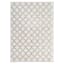 (B746) Elenor Ivory Geometric Area Rug, 5x7