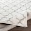 (B746) Elenor Ivory Geometric Area Rug, 5x7