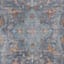 (B752) Providence Augustine Blue Medallion Area Rug, 8x10