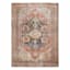 (B753) Riley Brown Multicolor Medallion Area Rug, 8x10