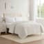 Callie White Pinsonic Quilt, King