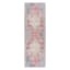 (B783) Found & Fable Amelie Multi Medallion Washable Runner, 2x7