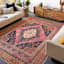 (B794) Amelie Multicolor Medallion Washable Area Rug, 8x10