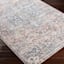 (B811) Amore Rust & Blue Medallion Area Rug, 5x7