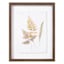 Honeybloom Glass Framed Leaf Print Wall Art, 11x14