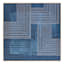 Ty Pennington Blue Lines 1 Framed Canvas Wall Art, 40"