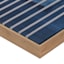 Ty Pennington Blue Line 2 Framed Canvas Wall Art, 40"