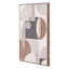 Neutral Abstract Framed Canvas Wall Art, 20x30