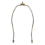 Gold Detachable Metal Lamp Harp, 6"
