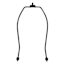 Black Detachable Metal Lamp Harp, 8"