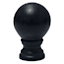 Bronze Wood Round Lamp Finial