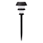 3-Lumens LED Solar 3-Tier Pathway Light, Brown