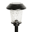 5-Lumen Solar Black Dotted Glass Pathway Light