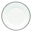 Bistro Blue Rim Melamine Dinner Plate