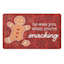 Red Gingerbread Kitchen Mat, 18x30
