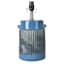 Ty Pennington 15 Inch Blue Reactive Glaze Table Lamp