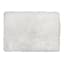 White Faux Fur Accent Rug, 31x44