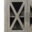 Rowan 2-Drawer Grey Cabinet