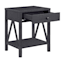 Honeybloom Ayres 1-Drawer Accent Table, Grey