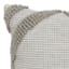 Grey Fringe Outdoor Throw Pillow, 18"