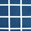Khalini Navy Blue Check Throw Pillow, 18"