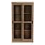 Honeybloom Fullerton 4-Shelf Sliding Door Cabinet