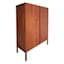 Honeybloom Wooden & Rattan Door Cabinet