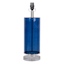 Laila Ali 19 Inch Blue With Glass Base Table Lamp