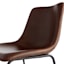 Crosby St Drake Espresso Brown Faux Leather Dining Chair, Kd