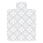 Dark Grey & White Geo Chair Mat, 30x48