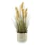 Onion Grass in Woven Basket, 38.5"